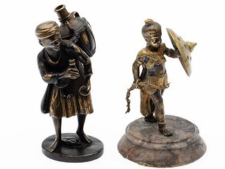 Two Small Figural Bronzes