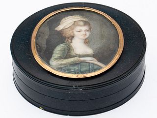 John Francis Vallee, Box with Miniature, 1785