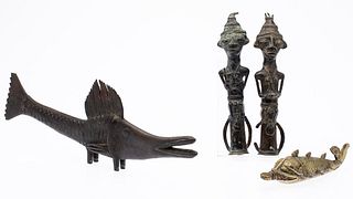Four African Bronzes 