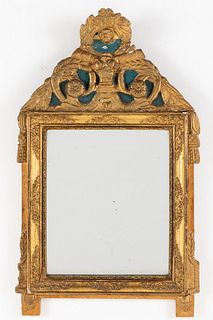 Continental Giltwood Mirror, 18/19th Century