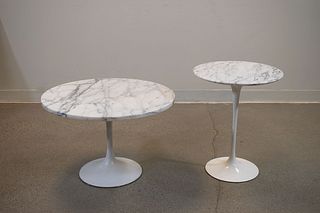 Mid-Century Marble Side Tables
