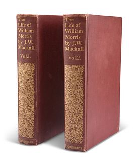 MACKAIL (J.W.), THE LIFE OF WILLIAM MORRIS, vols. I and II, pub. Longmans, 