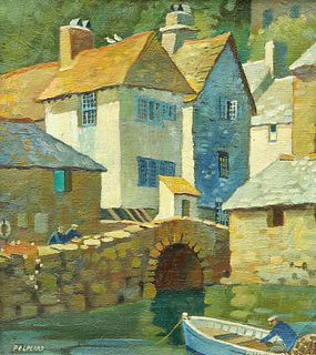 PHILIP COLLINGWOOD PRIESTLEY (1901-1972), "POLPERRO", signed and titled, oi