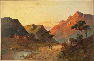 Frank E. Jameson, Mountainous Landscape, O/C