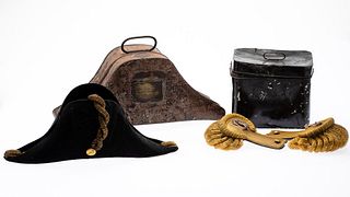 Royal Naval Officer's Bicorn Hat and Epaulettes
