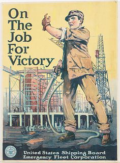 On the Job for Victory, WWI Poster