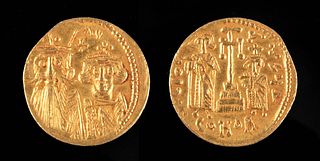 Byzantine Gold AV Solidus of Constans II