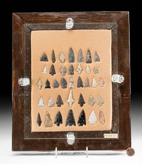 37 Native American Archaic Stone Points