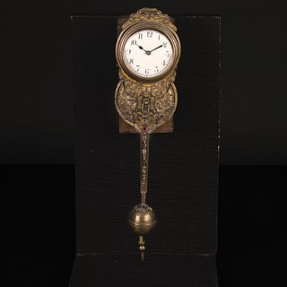 French A Verge Pendulum Watch with Stand, ca. 1800