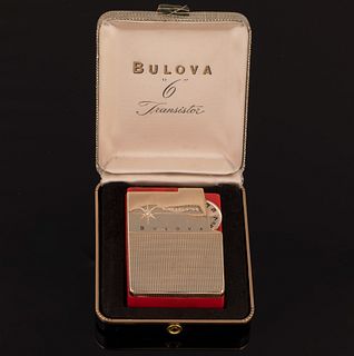 Bulova, Plastic and Chrome Model 670 Transistor "6" Radio, ca. 1960
