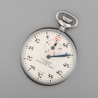 Excelsior Park, Stainless Steel and Enamel Chronograph Yachting Timer, ca. 1960