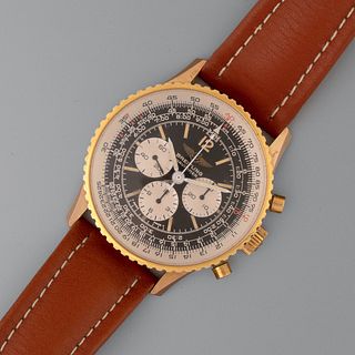 Breitling, Gold Plated Navitimer Chronograph Wristwatch, ca. 1986