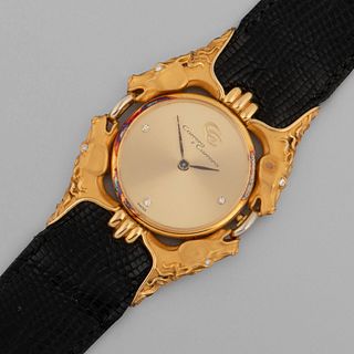 Carrera y Carrera, Yellow Gold Form Caballos Wristwatch, ca. 2005