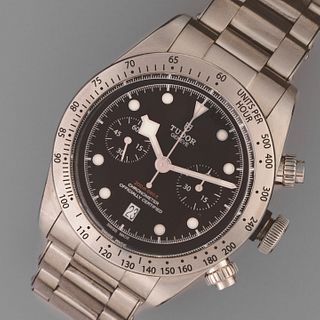 Tudor, Stainless Steel Automatic Black Bay Chrono Wristwatch, ca. 2018