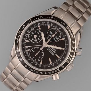 Omega, Stainless Steel Speedmaster Automatic Triple Date Chronograph, ca. 2010