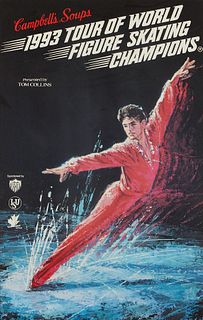 Grp: 2 Campbell's Soup Figure Skating Tour Posters