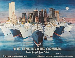 Pitigliani New York Harbour Festival 1977 Poster
