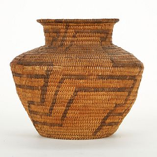 Early Apache Woven Basket