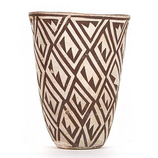 Acoma Pottery Beaker Form Vase