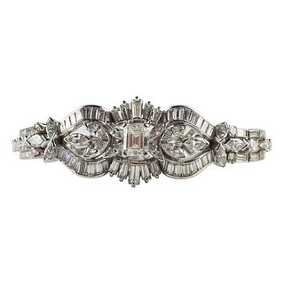 Women's Platinum Diamond Bracelet