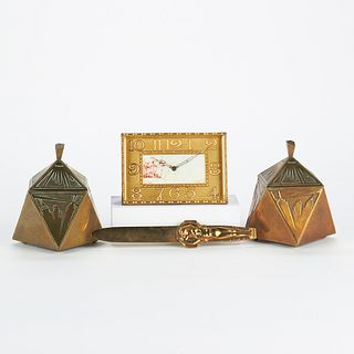 Grp: 4 Art Deco Desk Objects
