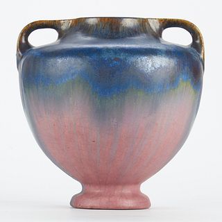 Fulper Two Handled Ceramic Vase