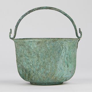 Antique Roman Bronze Pot Vessel