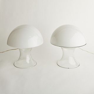 Pr: Murano Glass Mushroom Lamps - After Gino Vistosi