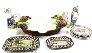 MIXED LOT EIGHT DECORATIVE PIECES