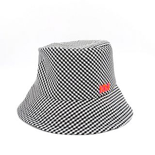 Gingham Bucket hat - Black