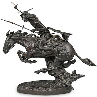 After Frederic Remington "Native Rider" Bronze