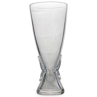 Steuben Clear Crystal Vase