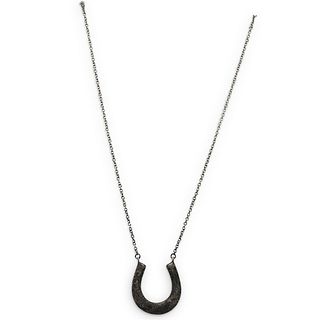 Tiffany and Co. Sterling SIlver Horseshoe Necklace