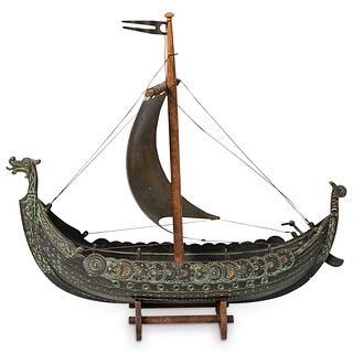 Edward Aagaard Danish Viking Ship Sculpture