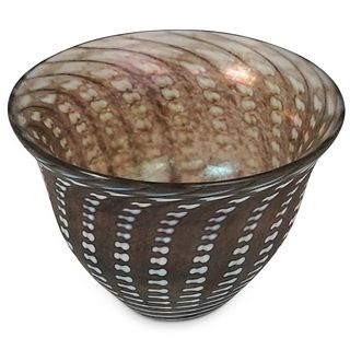 Kosta Boda Vallien Art Glass Bowl