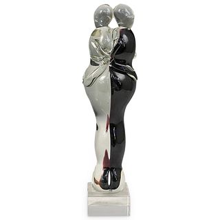 Murano Art Glass "The Lovers" Figurine Sculpture