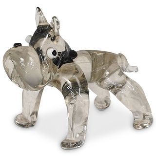 Murano Glass Dog Figurine