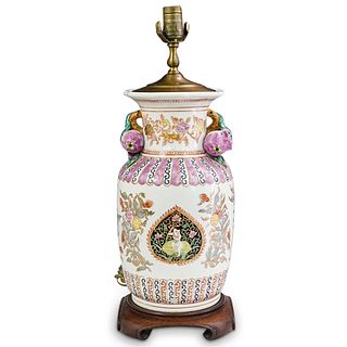 Chinese Export Porcelain Lamp