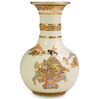 Japanese Satsuma Porcelain Vase