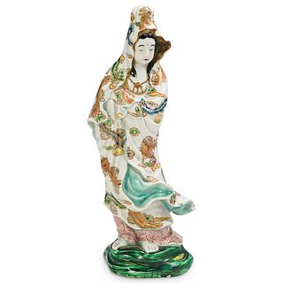 Japanese Satsuma Kannon Figurine