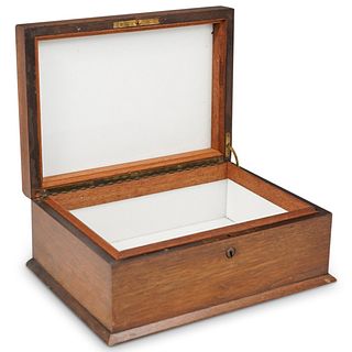 Cigar Humidor Wooden Box With Aztec Moistener