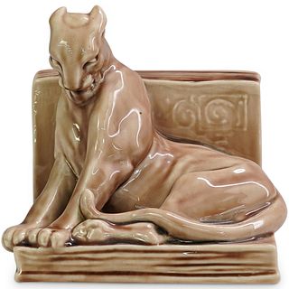 Rookwood Pottery Panther Bookend