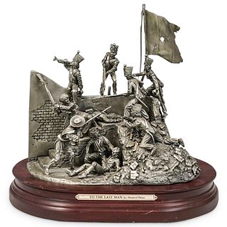 Shepard Paine "To the Last Man" Pewter Sculpture