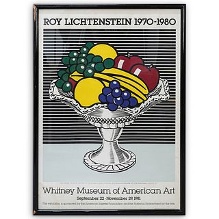 Roy Lichtenstein (1923-1997) Vintage Exhibition Serigraph