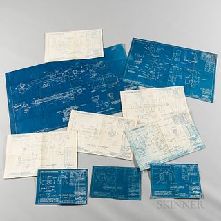 Group of U.S. Ordnance Department Blueprints Related to the Model 1911 Semiautomatic Pistol