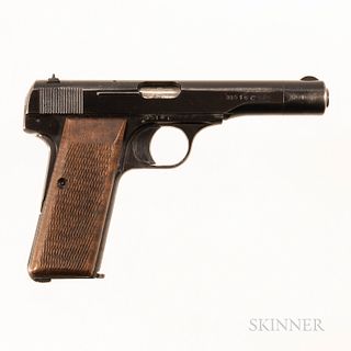 Fabrique Nationale Model 1922 Semiautomatic Pistol and Holster
