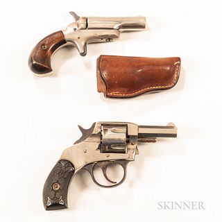 Harrington & Richardson Young America Double-action Revolver and a Colt Second Series Fourth Model Derringer