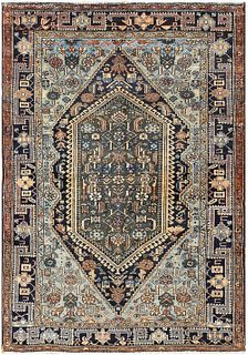 ANTIQUE MALAYER PERSIAN RUG - No reserve. 6 ft 2 in x 4 ft 4 in (1.88 m x 1.32 m).