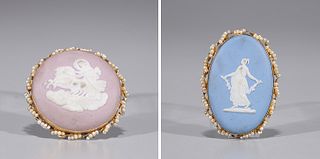 Two Wedgwood Broaches