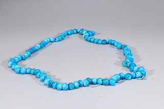 Large Strand of Possibly Persian Faiance Beads